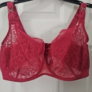 Empriente Full Cup Red Lace Bra